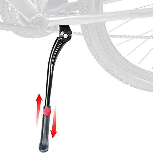 Pata de Cabra para Bicicleta, Aluminio Aleación Ajustable Kickstands Bicicleta para 22 - 29 pulgadas Bicicleta