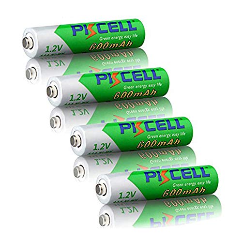 Precargada NIMH AAA 600mAh 1.2V batería Recargable para Sola Luz 4 Piezas