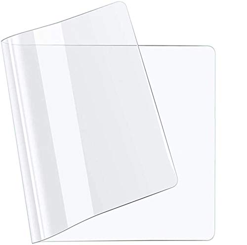 Redondo Protector PVC para mesas de Cocina,Protector de Mesa de Material Impermeable Transparente,mesas de Comedor, Mantel, Mesa de Escritorio(110x150cm/43.31x59.06in)