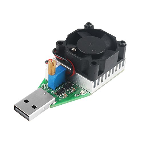 Resistor USB Load Tester 0.15-3A Corriente constante ajustable Inteligente 3.7-13V 15W