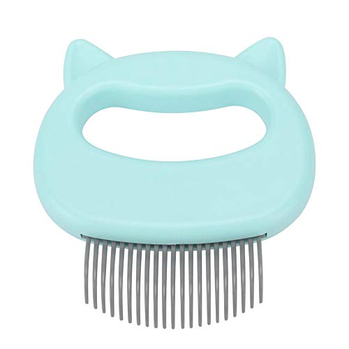 Solomi Pet Comb, ABS Shell Masaje Peine Grooming Cepillo de Limpieza del Cabello para Mascotas Gato Perro 3 Colores Opcional(Verde)