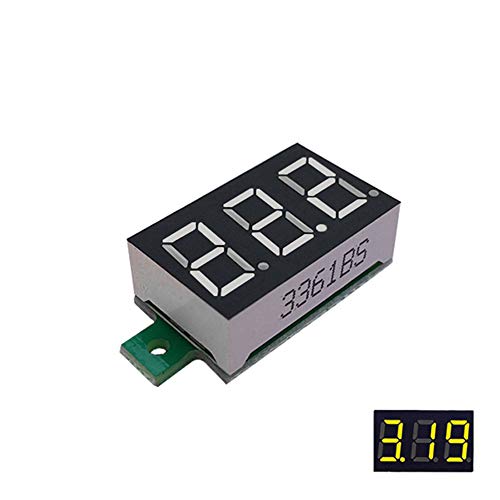 Soul Item Alta precisión RD 0.36 Inch 0 – 100 V Medidor Digital Voltaje Cuchillo con Alambre