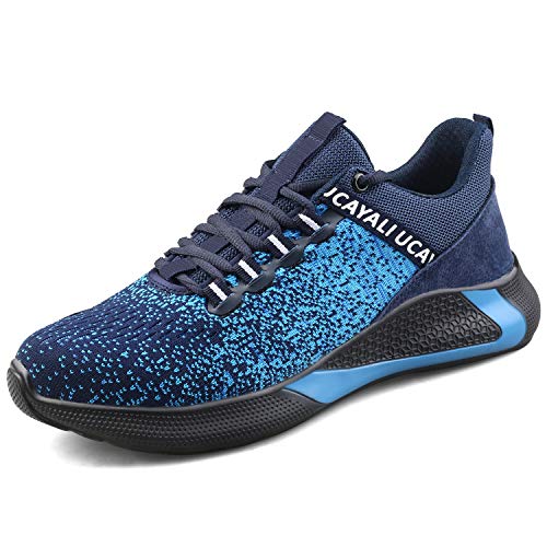 UCAYALI Zapato de Seguridad Confortable y Ligero Antideslizantes para Calzado Azul/Negro Talla 48