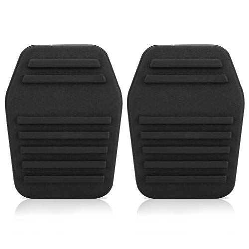 Un par de almohadillas del pedal del embrague del coche, cubierta del pedal del embrague de goma automática