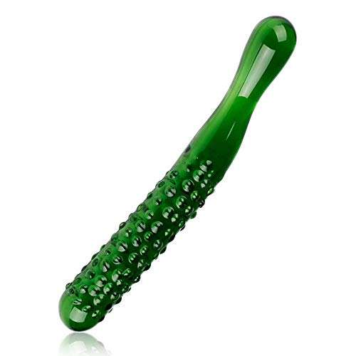 US-DXB Cucumber Plug Crystal Interesante G Juguetes para Juegos de Dormitorio