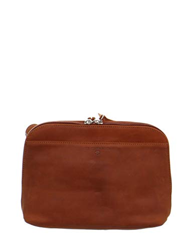 Baroudeur - Bolso de piel para llevar a travesaños (ref51300 Fauve, 24,5 x 17,5 x 8 cm), color marrón