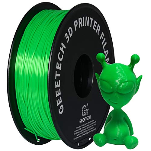 GEEETECH Filamento PLA 1.75mm para impresión 3D, 1kg Spool, Verde