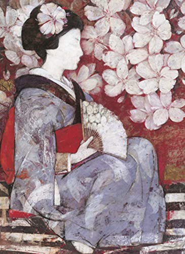 XIANRENGE 100% Puro Pintado A Mano Pintura Al Óleo De Japón Mujer Cuerpo Humano Abstracto Imagen De Arte Sala De Estar Decoración para El Hogar 40×60Cm