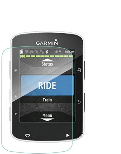 [2 Piezas] LFOTPP Protector de Pantalla para Garmin Edge 520 GPS Pelicula Protectora de Cristal Templado - 9H Anti-arañazos Transparente