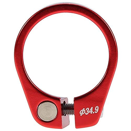 Abrazadera de Sillín de Bicicleta para 30.4 / 30.8 / 31.6mm ( Color : Rojo )