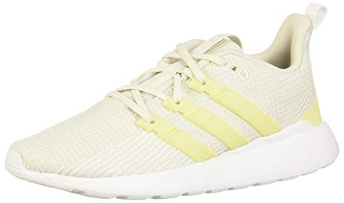 Adidas Questar Flow, Zapatillas Running Mujer, Gris (Orbit Grey/Yellow Tint/FTWR White), 42 EU