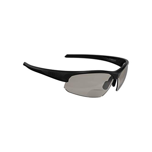 BBB Cycling BSG-59PH - Gafas deportivas para bicicleta de montaña (dioptrías +2.0, lentes intercambiables, policarbonato), color negro mate