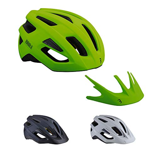 Bbb Cycling Helmet Dune MIPS Casco, Unisex Adulto, Amarillo neón Mate, L (58-61cm)