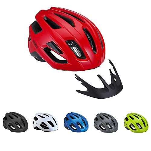 Bbb Cycling Helmet Kite Casco, Unisex, Rojo Brillante, L