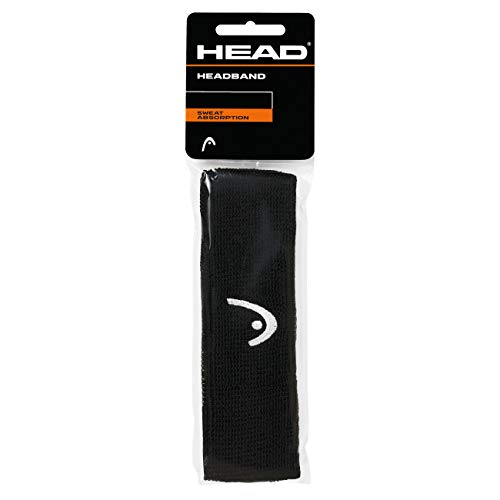 Head Headband Accesorio de Tenis, Black, Talla Única