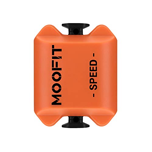 moofit Sensor Velocidad Bicicleta con Bluetooth & Ant+ Sensor Velocidad Rodillo Impermeable para Garmin Polar Bryton Sigma Ciclocomputadores y Aplicación de Fitness