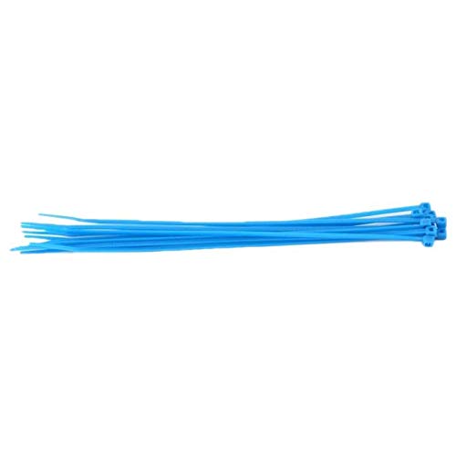 MSC 203X25BL - Pack de 100 Bridas, Color Azul, 203 x 2.5 mm