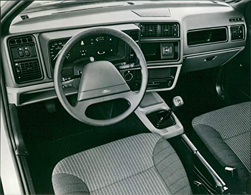 1982 Ford Sierra L Cockpit - Vintage Press Photo