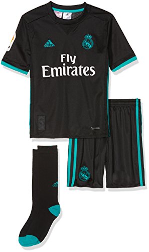 adidas Real Madrid Mini Kit Temporada 2017/2018, Niños, Negro (NEGRO/ARRAER), 128
