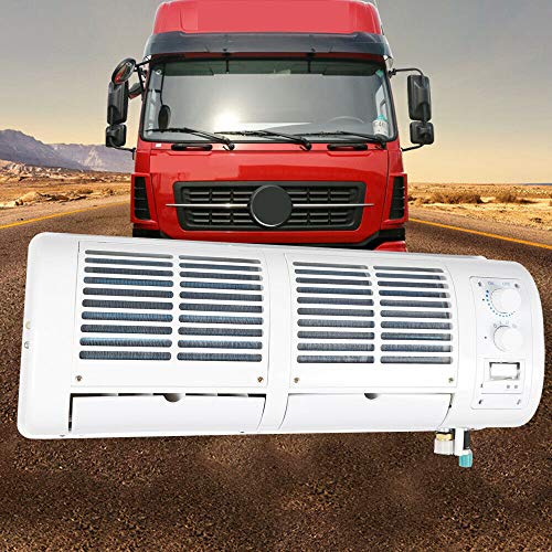 Aire acondicionado de coche, montaje en pared, ventilador de camión, con pantalla de cristal líquido y 3 ajustes manuales de velocidad, 200 W para camiones, coches, caravanas