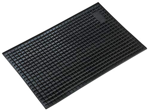 Alfombra de goma universal WALSER, alfombra antideslizante cortada a medida, alfombra antideslizante en forma de panal, alfombra de goma para automóviles 41x28 cm 14938