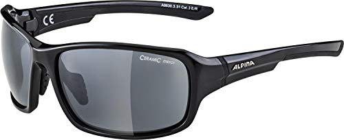 Alpina LYRON - Gafas de deporte unisex para adultos, color negro y gris, talla única