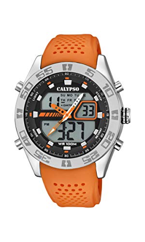 Calypso Watches Reloj Analógico-Digital para Hombre de Cuarzo con Correa en Plástico K5774/1