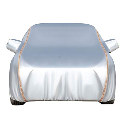 Car Cover Funda para Coche Compatible con Hyundai i10,i20,i30, Impermeable Todo Clima Oxford Multicapa Anti-UV a Prueba de Polvo Cubierta para Coche Car Funda de Coche de algodón Personalizable