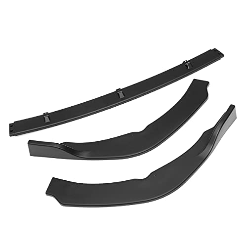 CMJCJDM Divisor de Labios, Kit de Cuerpo de Aletas Desfeor de difusor de alerón de Barbilla para Toyota Camry SE/XSE 2018 2018 2019NUTE 3PCS Frente DE Coches,Matte Black