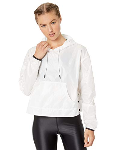 Core 10 Water-Resistant Patch Front Pocket Anorak Jacket anoraks, Blanco, S (4-6)