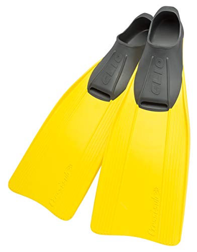 Cressi Clio - Aletas, color amarillo, talla 30-32