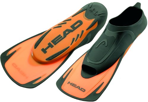 Head Cabeza energía Hoja Corta Aletas Naranja – natación Aletas para Nadar Entrenamiento [UK 4/5 – 36 Europea/37]