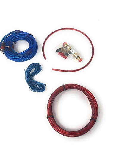 Kit de cables de audio RCA para instalación de amplificador, cableado de coche, subwoofer