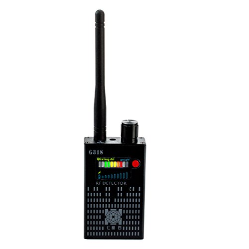 Kobert Goods G318 Super-Detector, rastreador de radio profesional para rastrear y controlar señales inalámbricas móviles, WiFi, avispes, señal GPS automática y cámaras inalámbricas