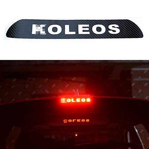 MYlnb Para Renault Koleos, Car Styling Luz de Freno Trasera del Coche Etiqueta dedicada Etiqueta de Fibra de Carbono Accesorios del Coche