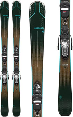 Rossignol Experience 74 W Xpress W 10 Gw Esquís con fijación, Mujeres, Marrón, 152 cm