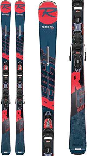 Rossignol React R6 Compact + Xpress 11 GW B83 Esquís All Mountain, Adultos Unisex, Blue/Red, 170 cm