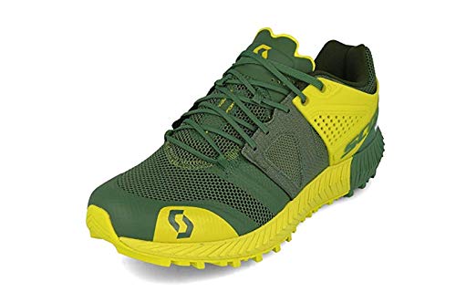 Scott - Zapatillas de Running de Tela, sintético para Hombre Amarillo Yellow Black, Color Verde, Talla 42.5 EU