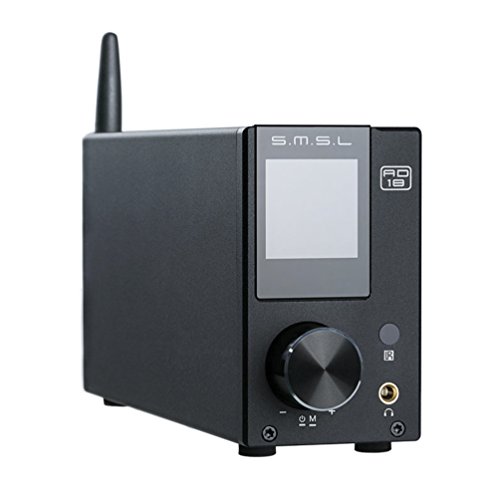 SMSL AD18 HiFi Audio Amplificador de Potencia estéreo con Salida de subwoofer Bluetooth