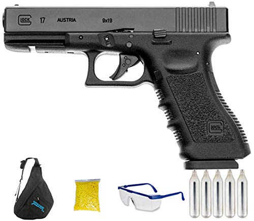 Umarex Glock 17 | Pistola de Airsoft Calibre 6mm (Arma Aire Suave de Bolas de plástico o PVC). Sistema: CO2 <3,5J