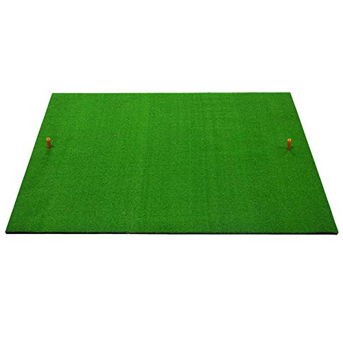 ZXHH Golf Mat Golf Premium Practice Hitting Mat Golf Swing Mat Golf Training Mat Golf Fairway Mats with Golf Ball and Rubber tee,100 x 150cm