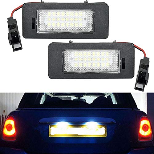 2 piezas LED de matrícula de luz de montaje de luz blanca fría para Audi Q5 A4 TT TTS TTRS A5 A6