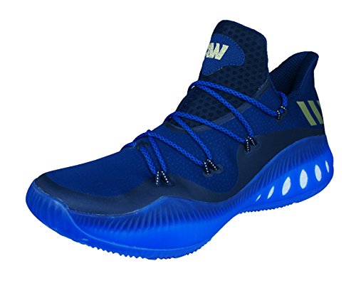 adidas Crazy Explosive Low Hombres Zapatillas de Deporte/Zapatos de baloncesto-Blue-54.67