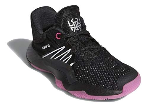 adidas Mujer D.O.N. Issue 1 C Zapatos de Baloncesto Negro, 31
