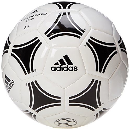 adidas Tango Glider Balón de entrenamiento de fútbol balón, White/Black, 5