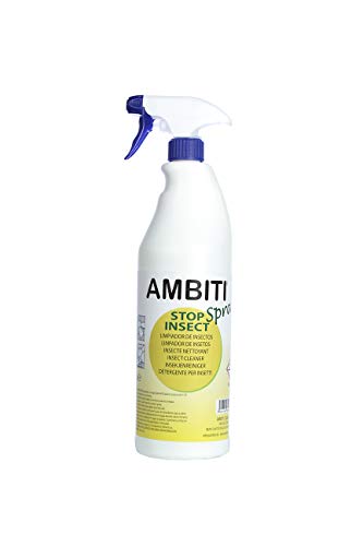 Ambiti Stop Insect, desengrasante Especial para desincrustar Insectos en la carrocería, faldones y ópticas de vehículos.