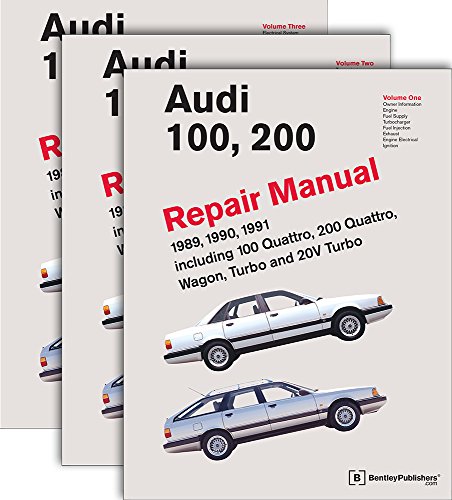 Audi 100, 200 Repair Manual--1989-1991: Including 100 Quattro, 200 Quattro, Wagon, Turbo and 20-Valve Models: Pt. 1 (Audi 100, 200 Official Factory ... Quattro, Wagon, Turbo and 20-valve Models)