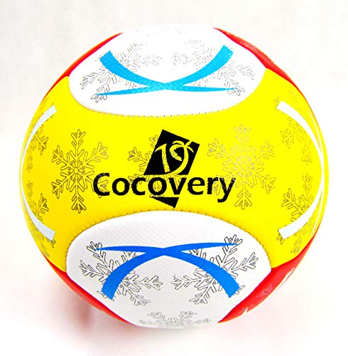 Balón Fútbol para Playa-Foam-Cocovery19 (Amarillo)