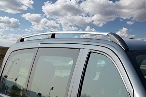 Barras de techo aptas para Mercedes Clase V Compact W447 a partir de 2014 en aspecto cromado con TÜV y ABE.