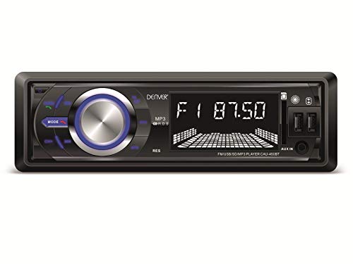 Denver AUTORRADIO CAU-450BT- 4 * 25W - BT - RDS FM - MP3 - USB - SD - FUNCIÓN Llamada Manos Libres - Ecualizador 4 VÍAS